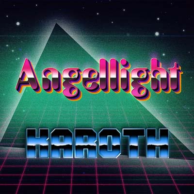 Angellight cover art – KaRoth synthwave remix of a 1998 demo