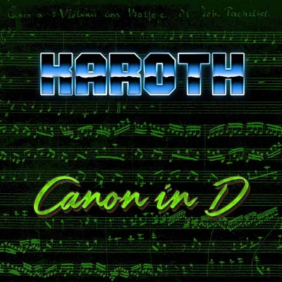 Canon in D cover art – KaRoth synthwave version of Pachelbel's Canon in D