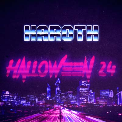 Halloween 24 cover art – KaRoth synthwave mashup of Eurythmics' Sweet Dreams and Halloween