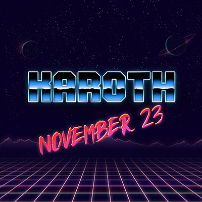 November 23 cover art – original KaRoth synthwave track
